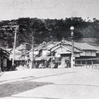 高野口駅東の高野街道の町並み